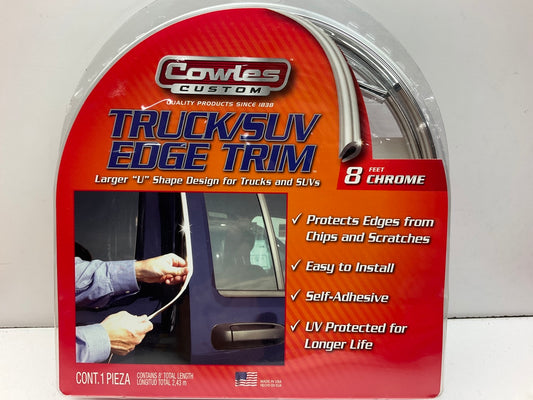 Cowles S37204 Custom Chrome Truck Edge Guard Trim 8'