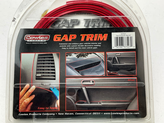 Cowles S37527 Custom Red Gap Trim Molding Strip 1/4'' X 20' Kit