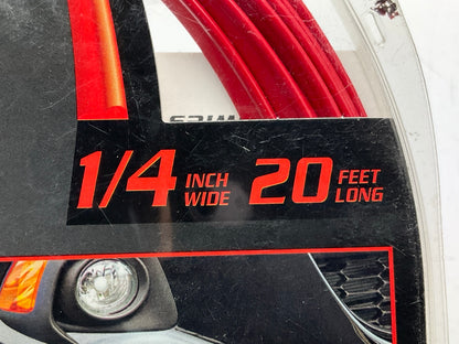 Cowles S37527 Custom Red Gap Trim Molding Strip 1/4'' X 20' Kit