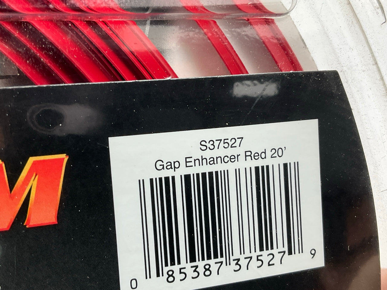 Cowles S37527 Custom Red Gap Trim Molding Strip 1/4'' X 20' Kit