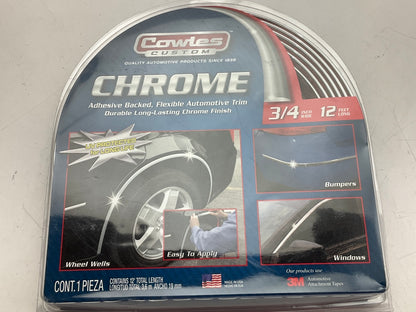Cowles S37734 Custom Chrome Body Side Molding Trim 3/4'' X 12'