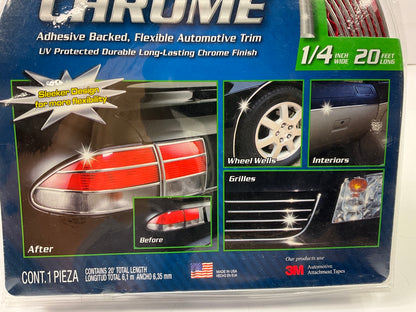Cowles S37740 Custom Chrome Body Molding Trim 1/4'' X 20' Moulding Strip