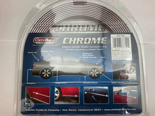 Cowles S37750 Custom Chrome Body Side Molding Trim 1/2'' X 18' Moulding Strip