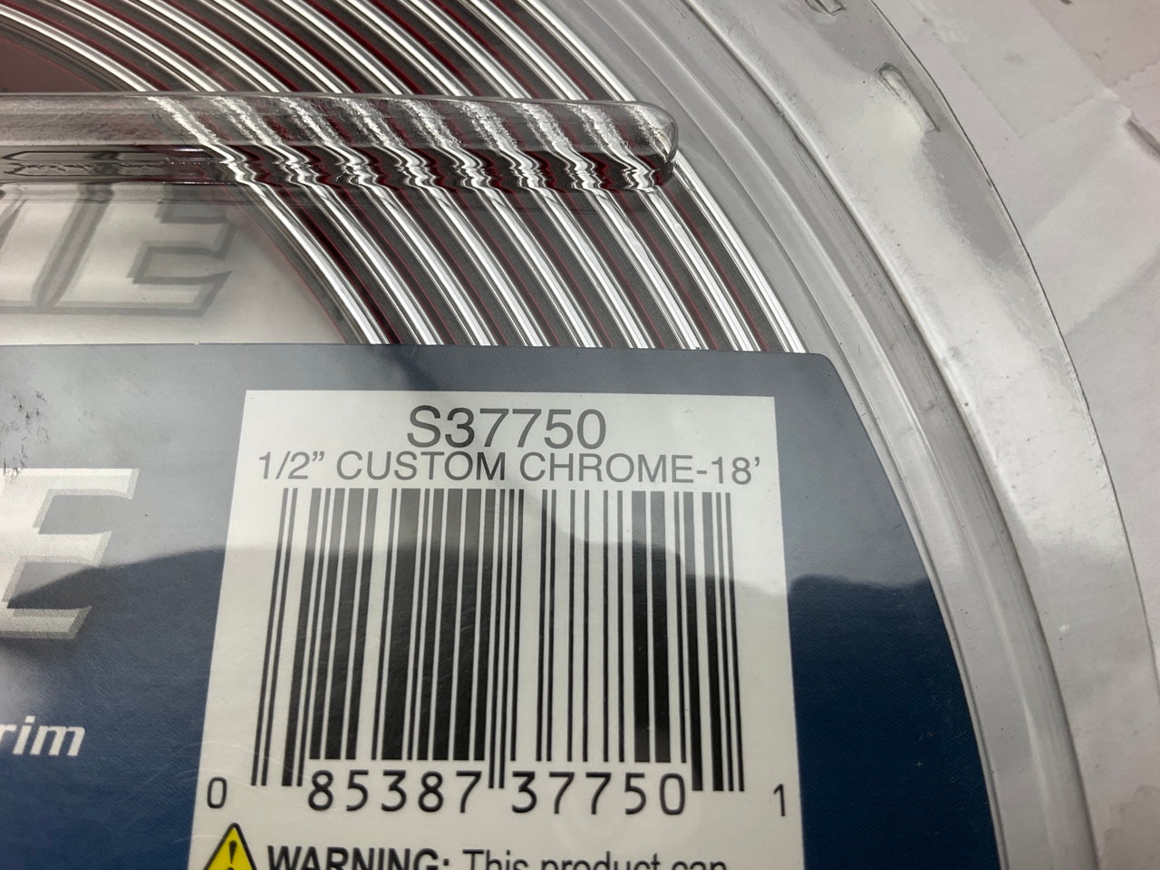 Cowles S37750 Custom Chrome Body Side Molding Trim 1/2'' X 18' Moulding Strip