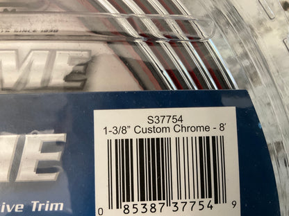 Cowles S37754 Universal Body Molding Chrome Moulding Strip 1-3/8'' X 8 Feet