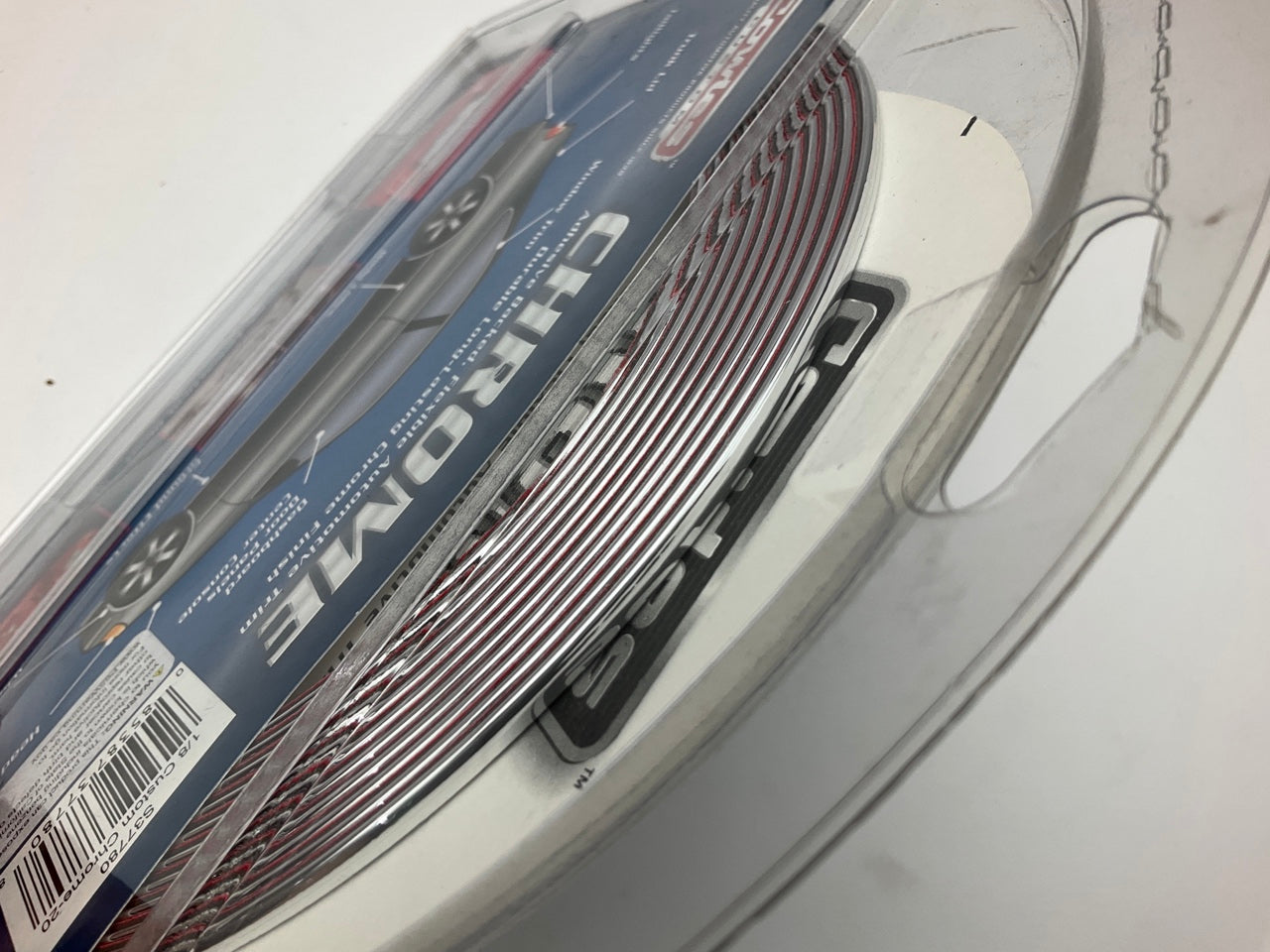 Cowles S37780 Chrome Body Side Molding Trim 1/8'' X 20', Adhesive Moulding Strip