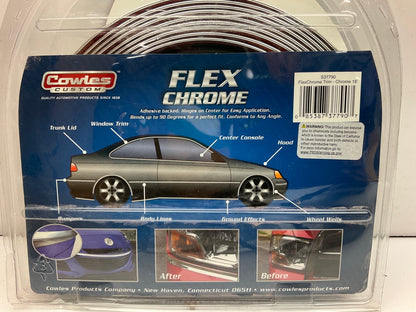 Cowles S37790 16 FEET Custom Flex Chrome Bumper Trim Strip -  1'' X 16'
