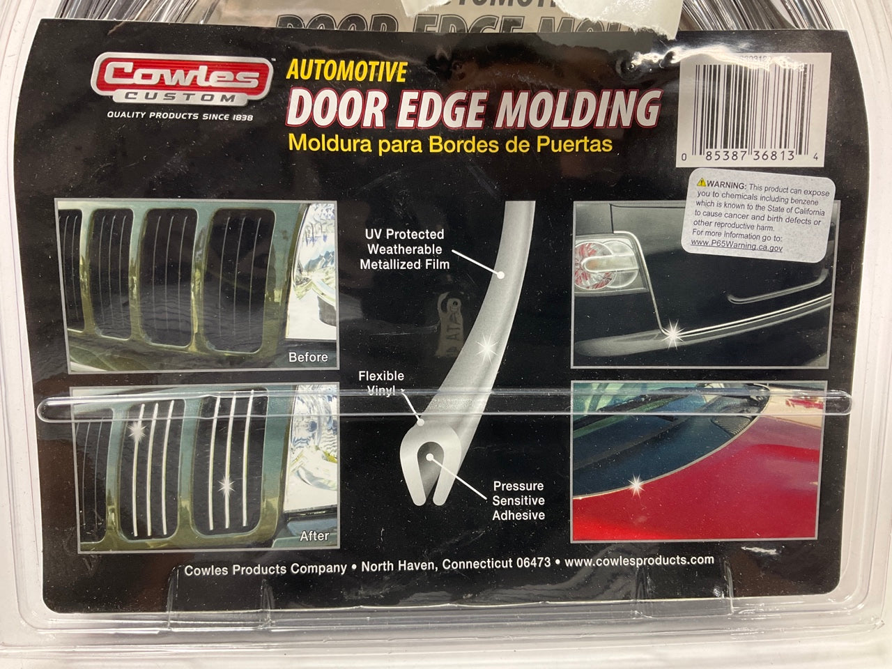 Cowles S393120 Door Edge Moulding Protective Strip - 25 Feet, Cut-to-length