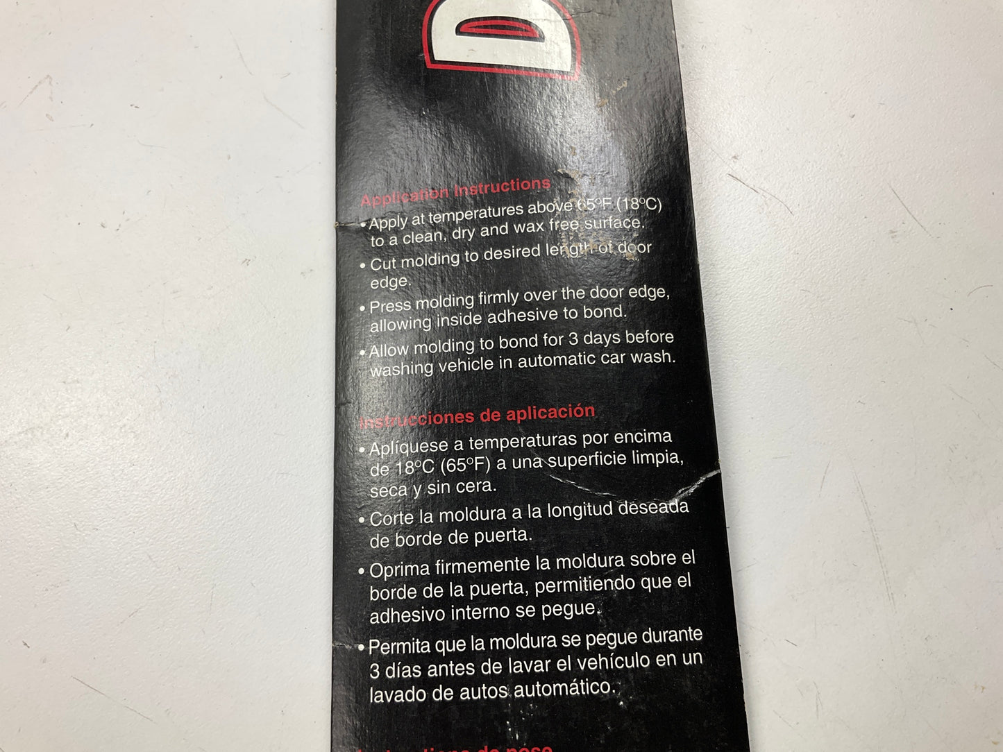 Cowles S39480 Door Edge Guard - Two 45'' Long Edge Protection Molding Strips
