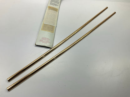 Cowles S395813 Door Edge Moulding Protector Strips, 2 X 24'' Gold, PAIR