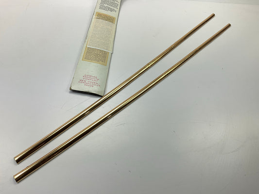 Cowles S395813 Door Edge Moulding Protector Strips, 2 X 24'' Gold, PAIR