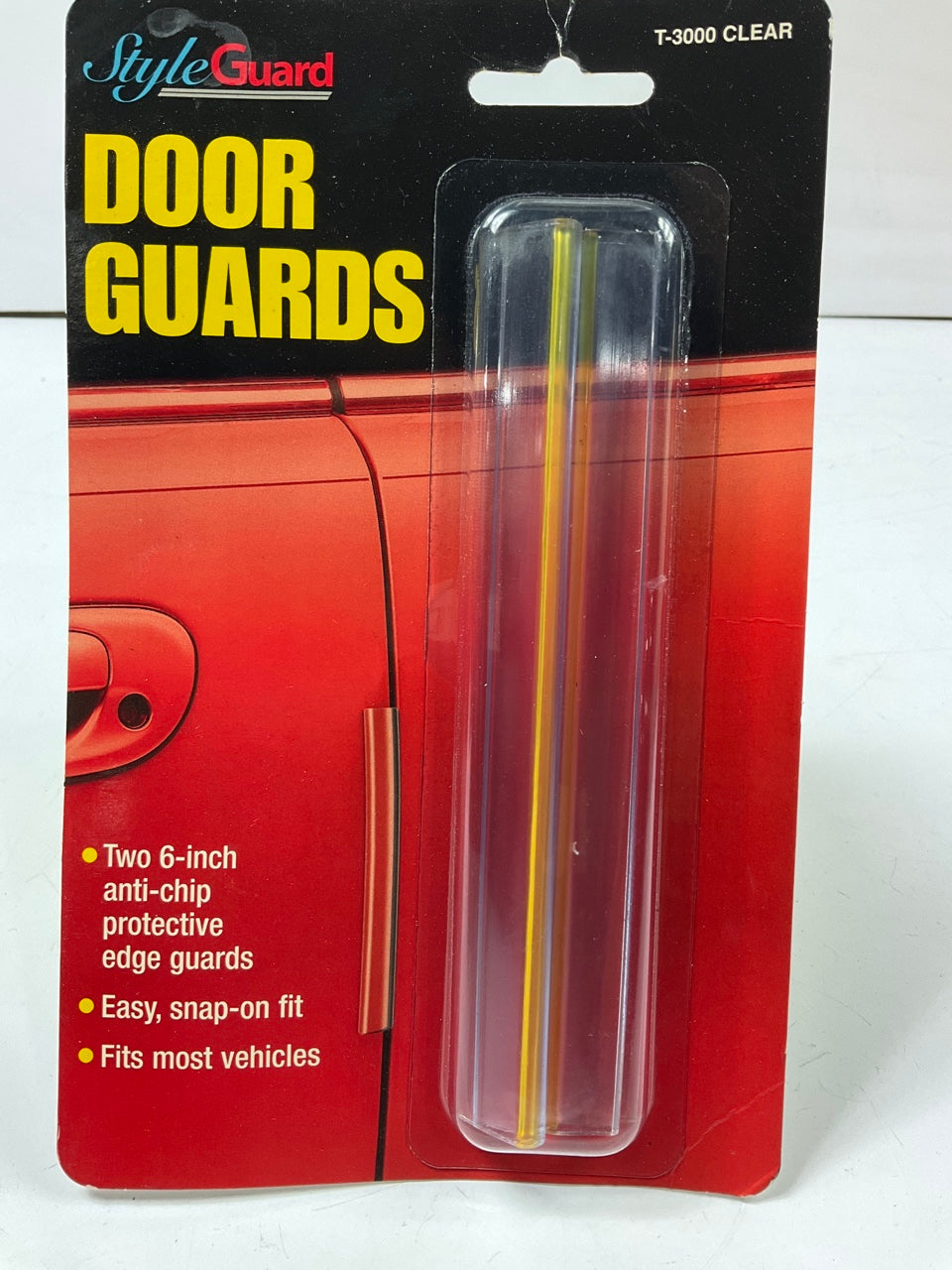 Cowles T3000 Clear Door Edge Guards, 6'' Long