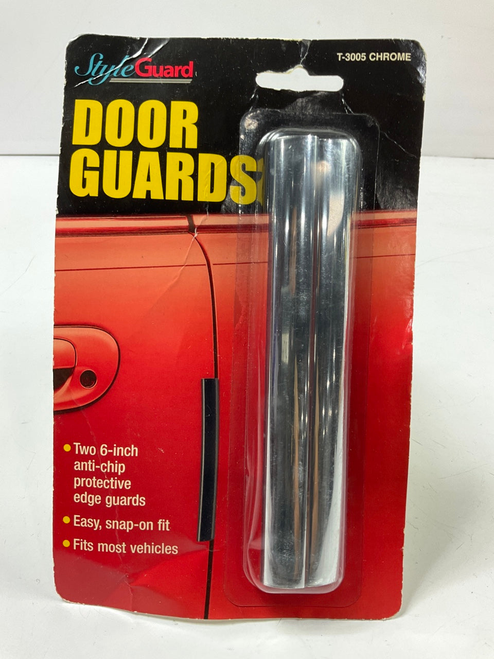 Cowles T3005 Chrome Door Edge Guards, 6'' Long