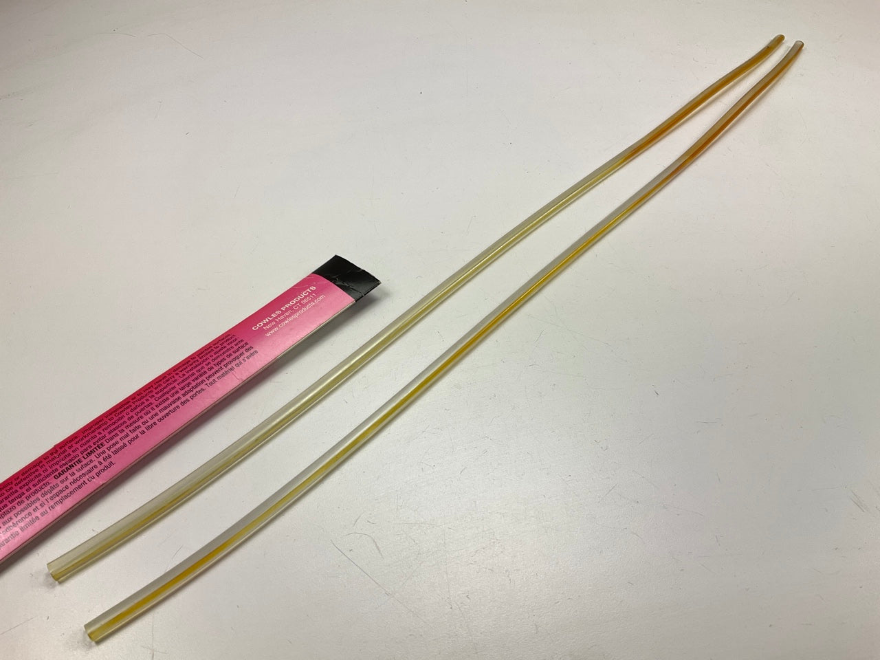 Cowles T3800 Clear U-Door Door Edge Moulding Protection Strips, 27'' Long