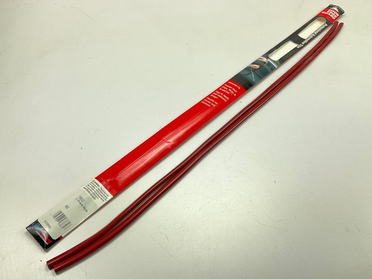 Cowles T3832 Door Edge Guard Molding U Shape, Red