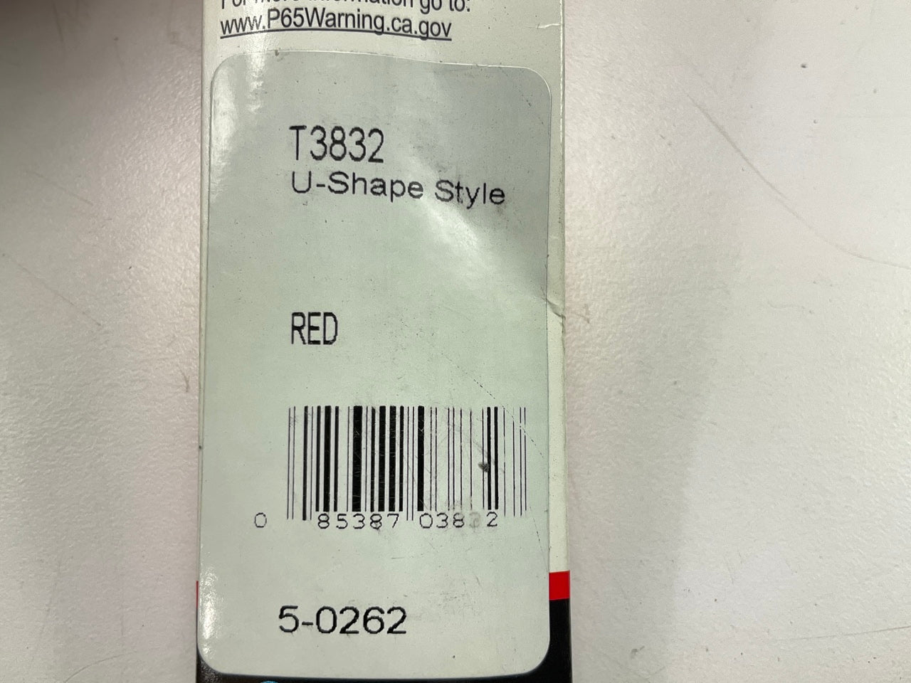 Cowles T3832 Door Edge Guard Molding U Shape, Red