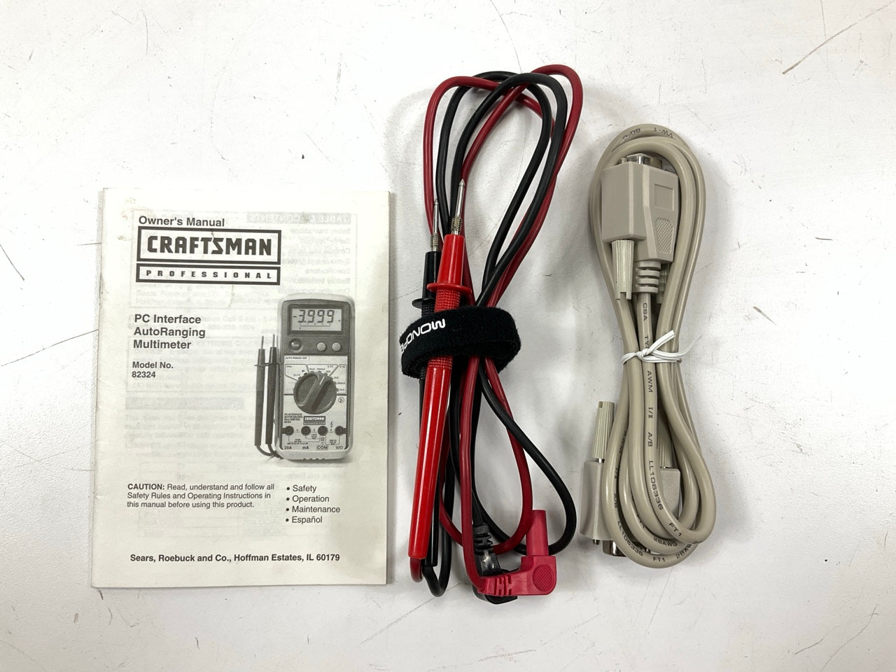 USED - Craftsman Professional 82324 PC Interface AutoRanging Multimeter, AC/DC