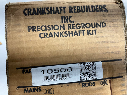 Reground 10500-010-040 Crankshaft Kit - 0.010'' Main, 0.040'' Rod, With Bearings