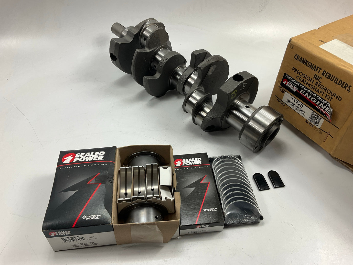 Reman 11720 Crankshaft Kit 0.010'' Main & 0.25mm Rod Bearings - GMC CHEVY 4.3L V6