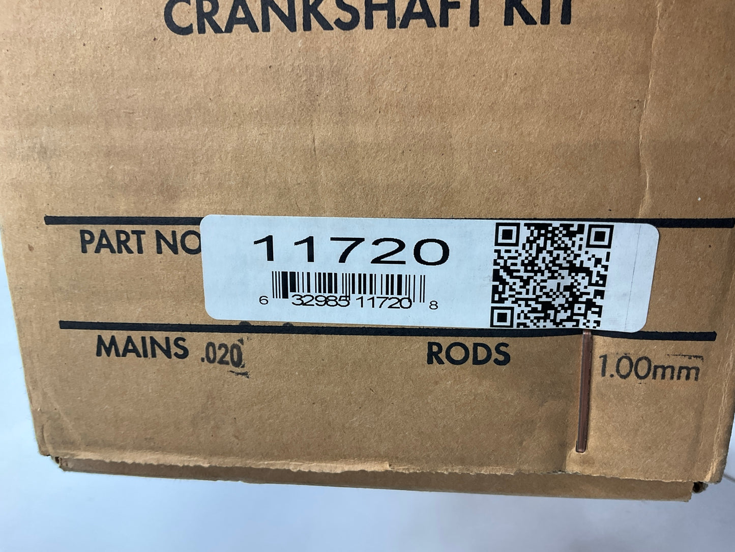 Reman 11720 Crankshaft Kit 0.020'' Main & 1.00mm Rod Bearings - GMC CHEVY 4.3L V6