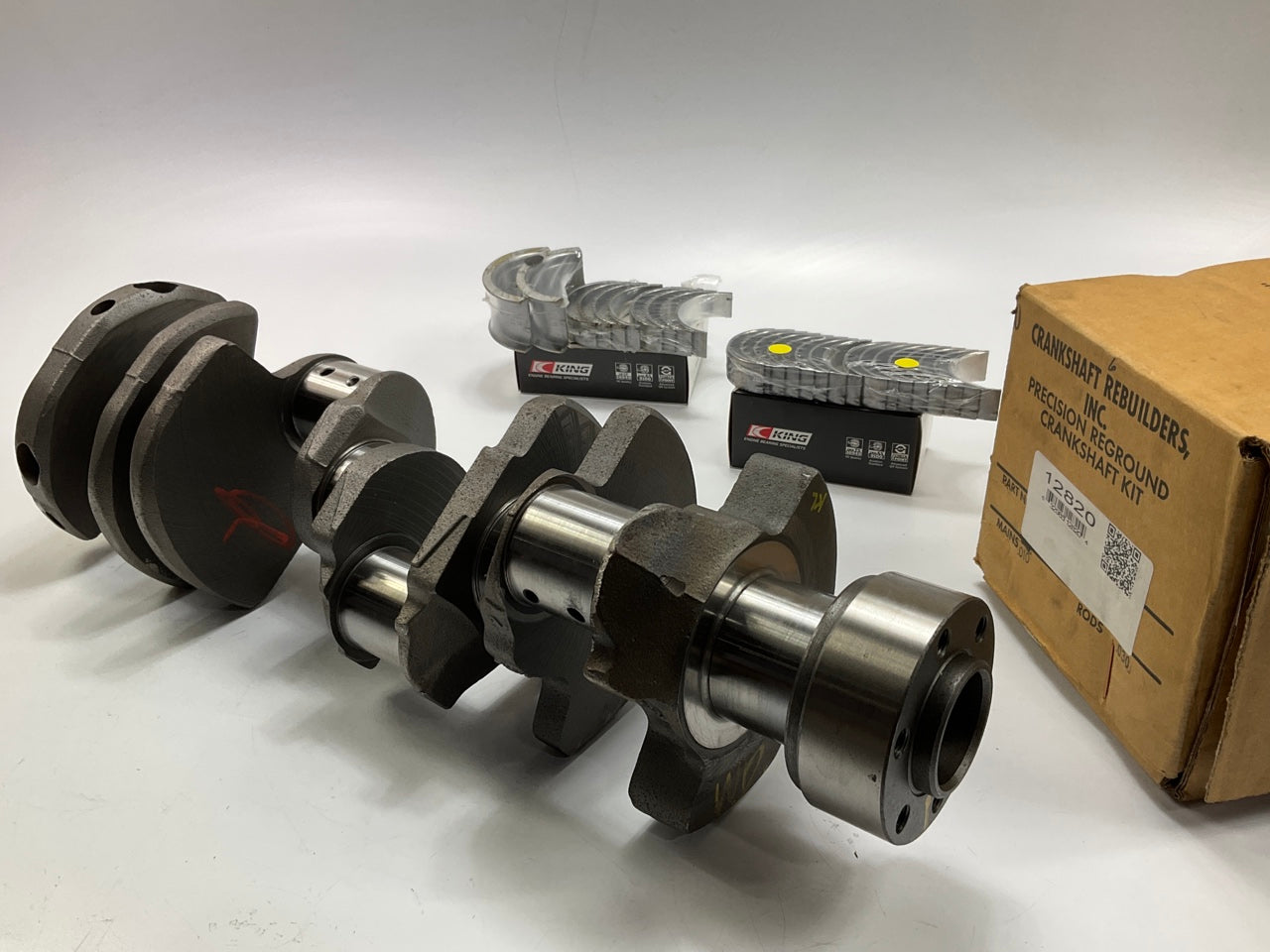 Rebuilders 12820 Crankshaft W/ .010 Main Bearings & .030 Rod - 86-02 Chevy 5.7L