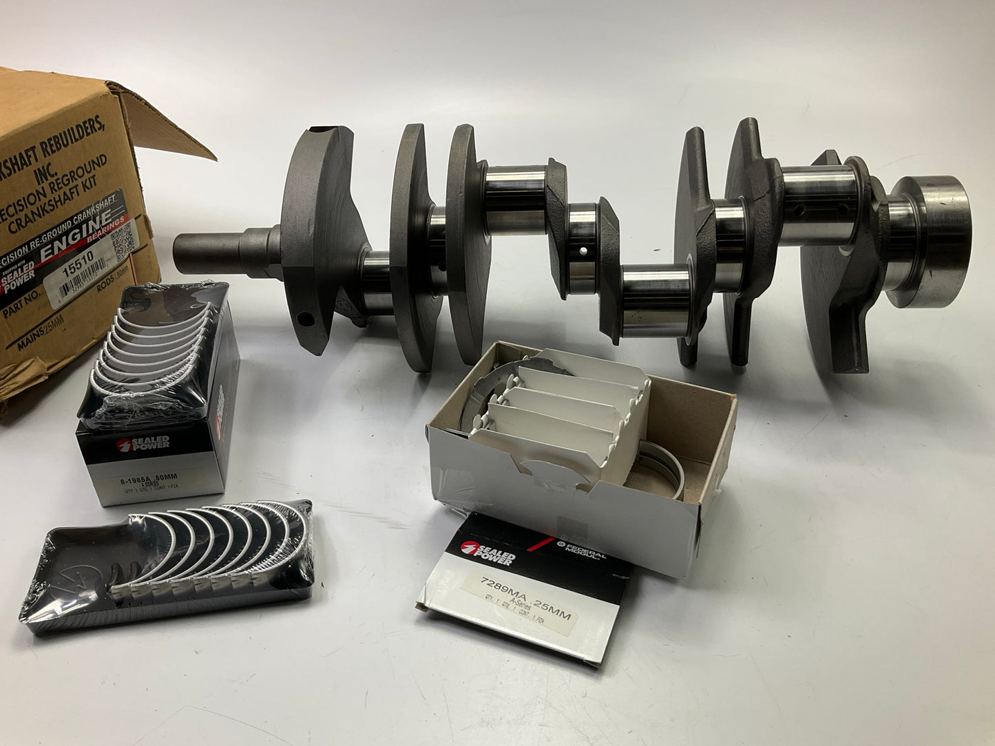 REMAN 15510-25MM-50MM Crankshaft & Bearings, .25mm / .50mm 93-11 Ford 4.6L Romeo
