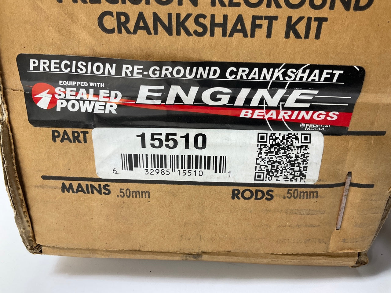 REMAN 15510 Crankshaft Kit W/ 0.50mm Main & Rod Bearings Ford 4.6L Romeo 6-bolt