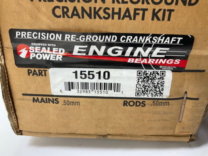 REMAN 15510 Crankshaft Kit W/ 0.50mm Main & Rod Bearings Ford 4.6L Romeo 6-bolt