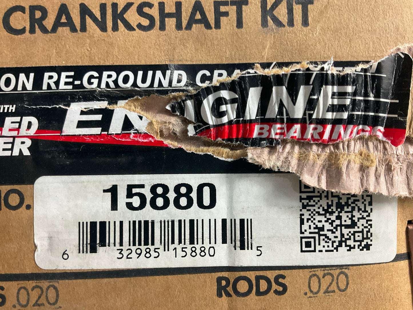 Reman. 15880 Engine Crankshaft Kit 0.020'' Main & Rod Bearings - Ford 302 E7AE-AA
