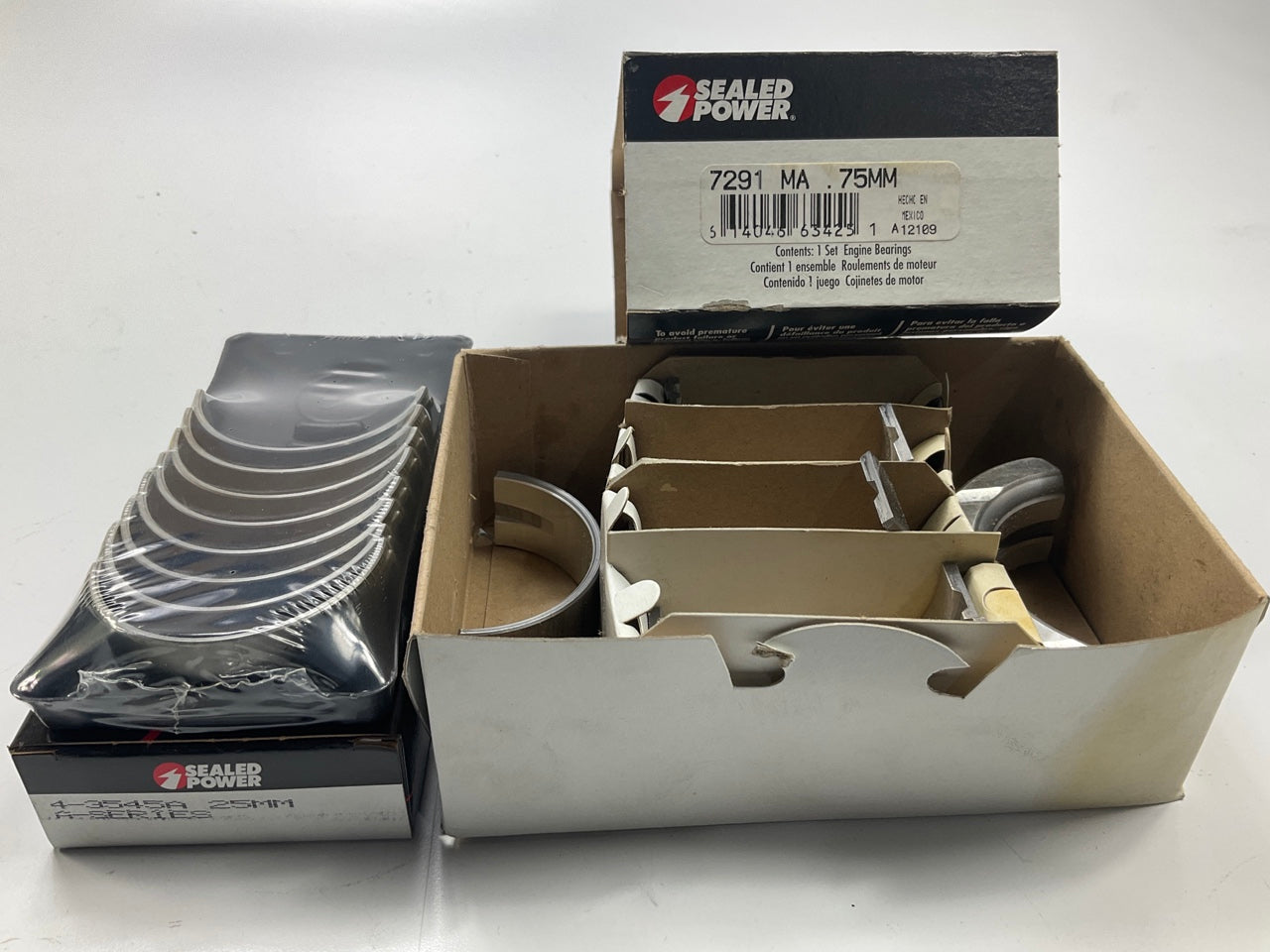 Reman OEM E88E-AB Crankshaft Kit W/ 0.75mm Main & 0.25mm Rod Bearings - Ford 2.3