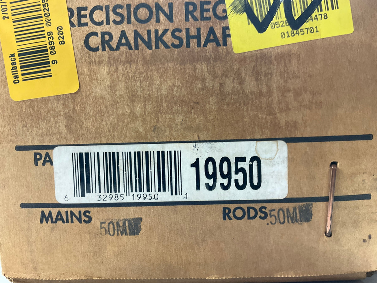 Reground 19960 Crankshaft Kit W/ 0.50mm Main & 0.50mm Rod Bearings Ford 3.0L V6