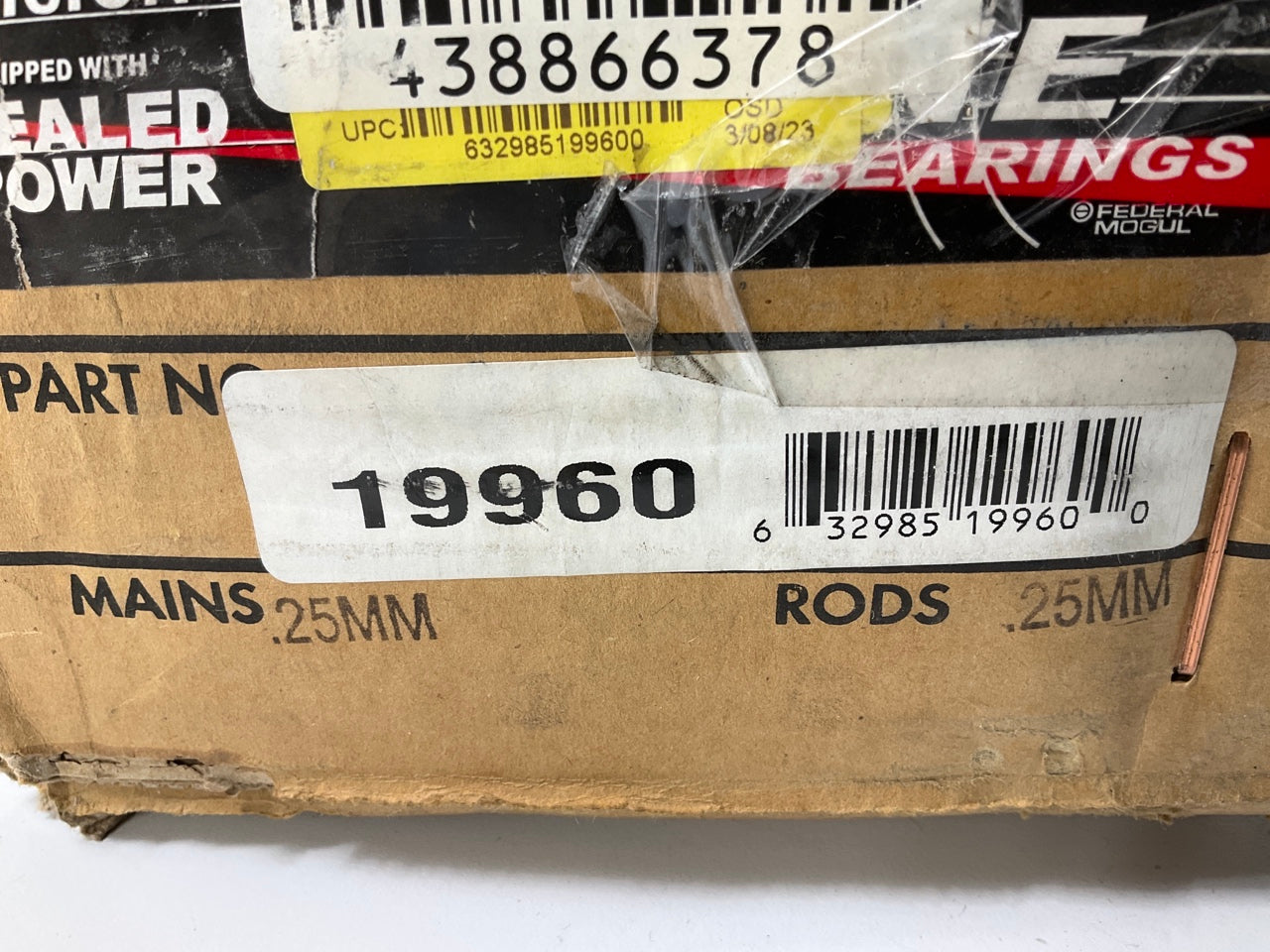 REMAN 19960 Crankshaft Kit W/ 0.25mm Main & Rod Bearings - Ford 3.0L OHV VULCAN