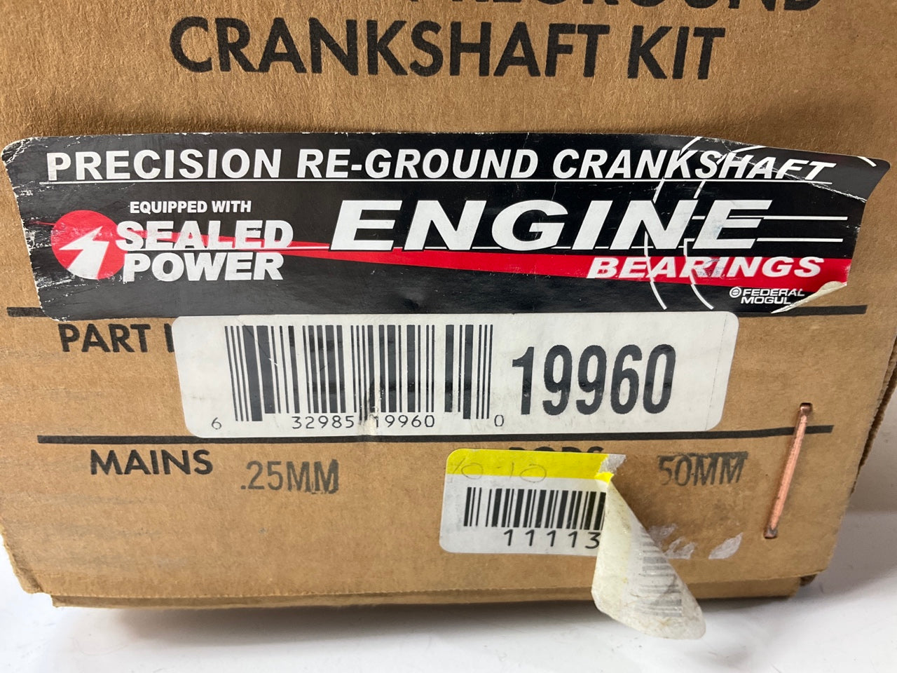 REMAN OEM F58E-6303-AA Crankshaft Kit 0.25mm Main & 0.50mm Rod Bearings Ford 3.0