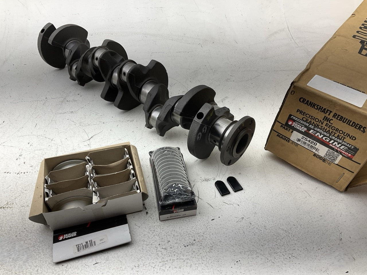 Reman 25420 Crankshaft Kit W/ 0.010'' Main & 0.010'' Rod Bearings For Jeep 4.0L I6