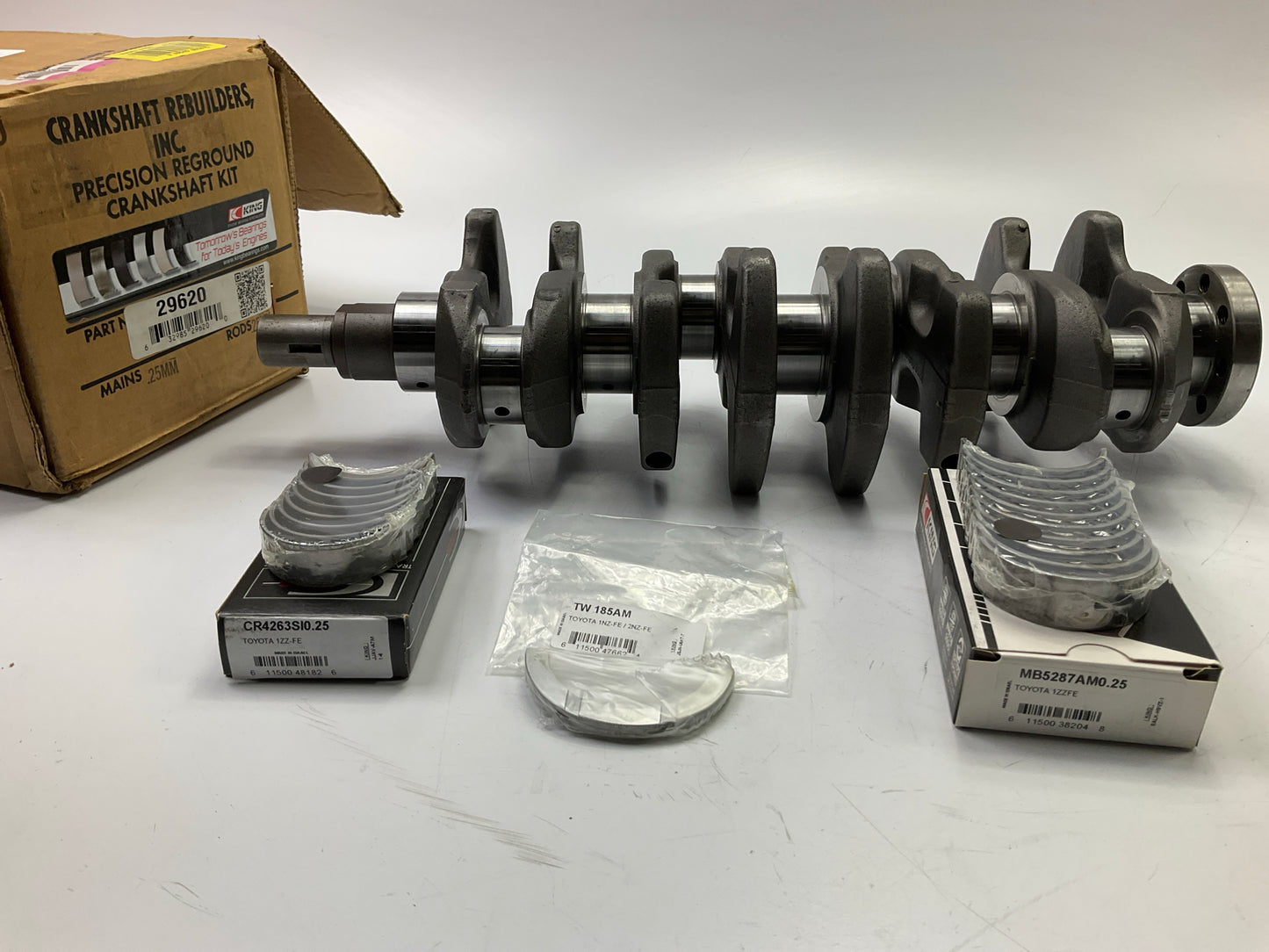 REMAN. 29620-25MM-25MM Crankshafts & Bearings .25mm / .25mm Toyota 1ZZFE 1.8L