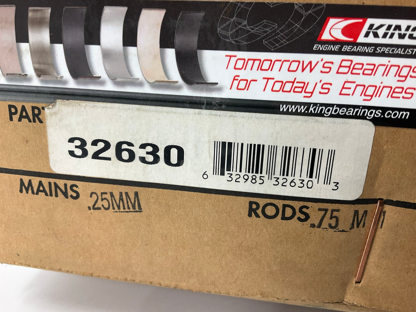 REMAN. 32630-25MM-75MM Crankshaft & Bearings, .25mm / .75mm 03-11 Toyota 2AZ-FE