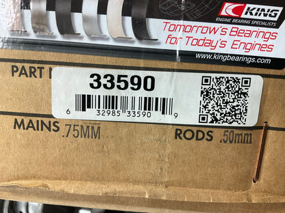 REMAN 33590 OEM Crankshaft Kit 0.75mm Main 0.50mm Rod Bearings For Dodge 4.7L V8