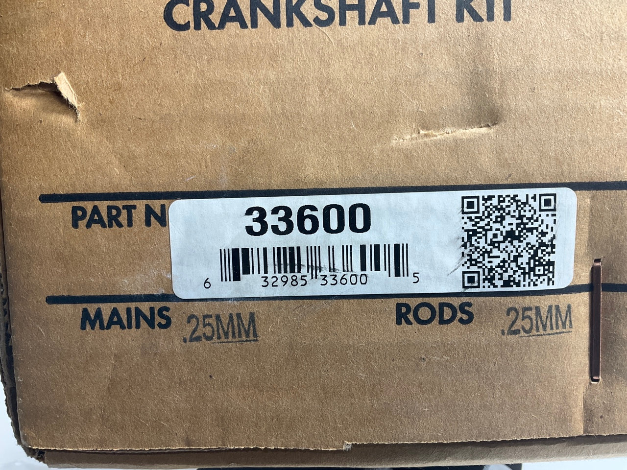 Reman 53020957 OEM Crankshaft Kit, 0.25mm Main & Rod Bearings For Chrysler 3.7L