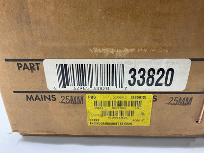 Reman 33820 OEM Crankshaft Kit W/ 0.25mm Main & Rod Bearings For 96-02 Dodge 2.0