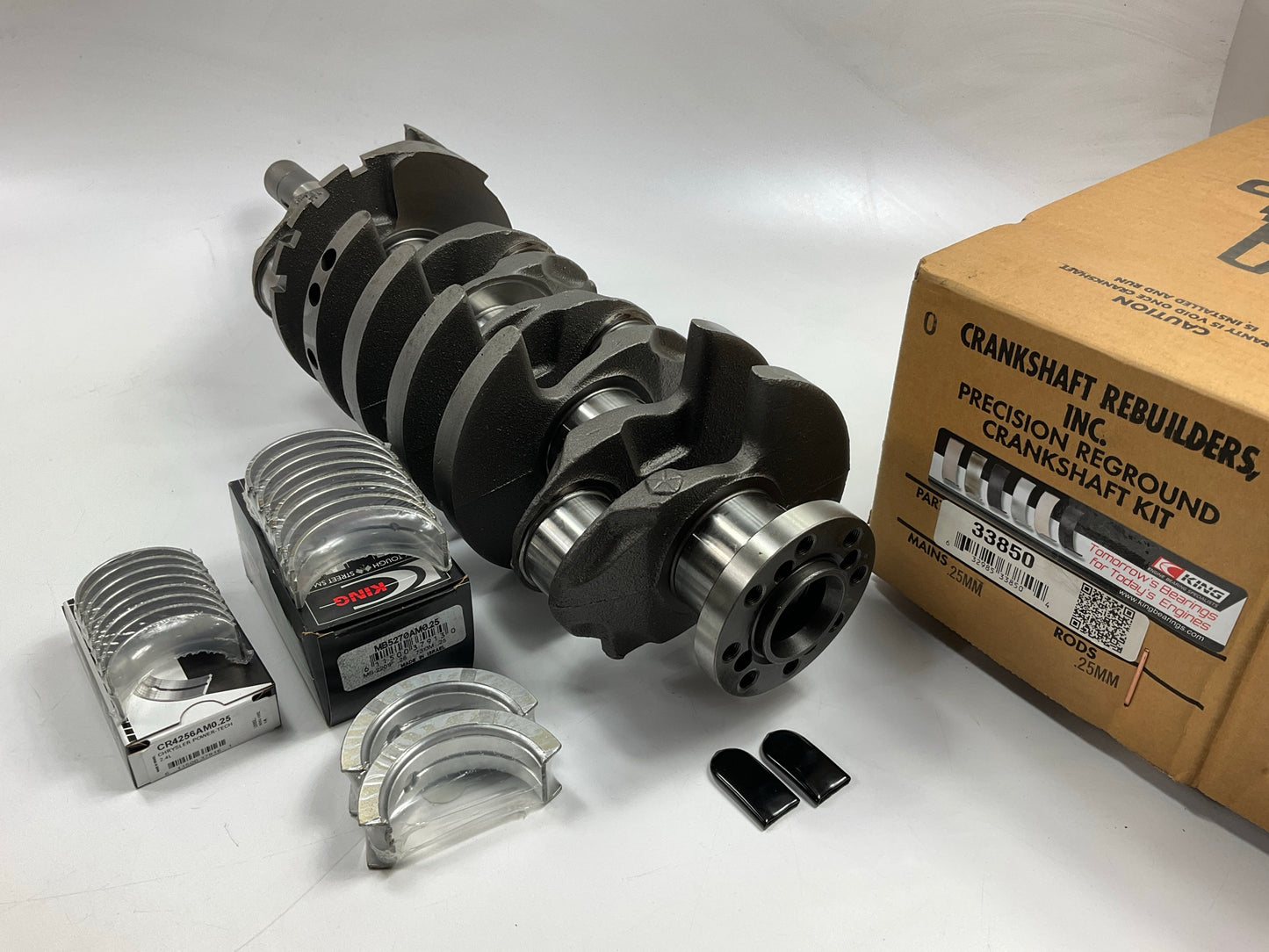 Reman OEM 4621916 Crankshaft Kit W/ 0.25mm Main & Rod Bearings For Chrysler 2.4L
