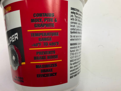 CRC 05353 Synthetic Brake And Caliper Grease 12 Oz Tub With Brush