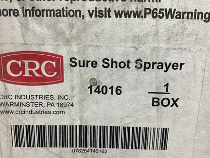 CRC 14016 Sure Shot Reusable Sprayer One Quart, Reusable Air-pressurized Sprayer