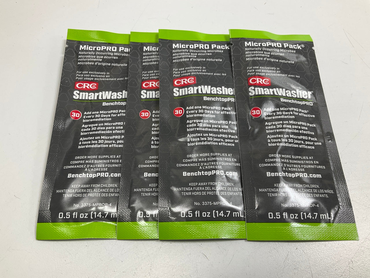 4 Pack - SmartWasher Benchtop PRO BTP MicroPRO .5oz Each CRC 1751154