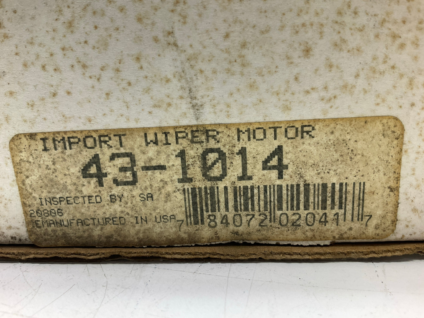REMAN. Crown 43-1014 Front Windshield Wiper Motor