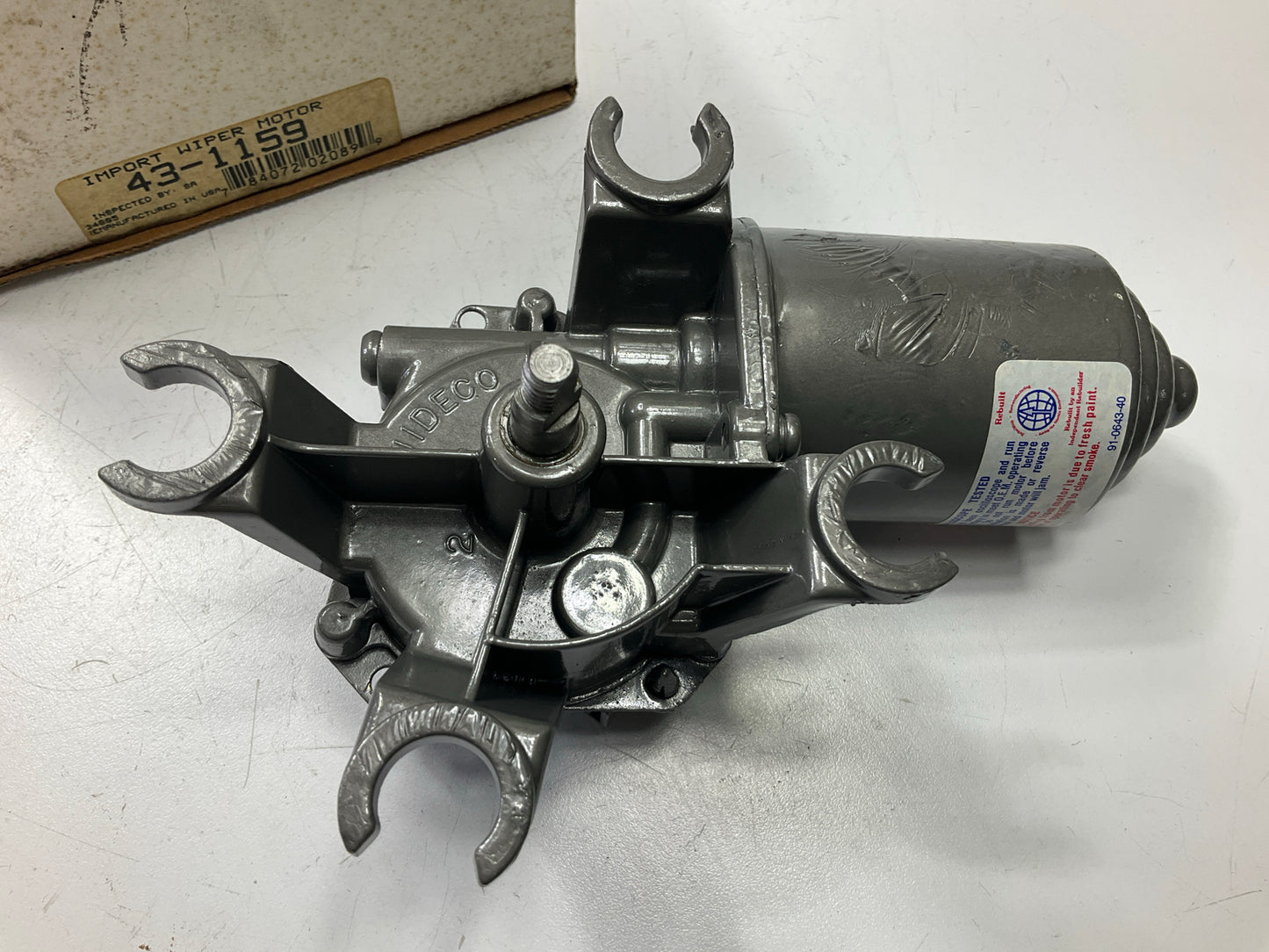 Crown 43-1159 Windshield Wiper Motor - 1985-1989 Isuzu I-Mark, 85-88 Spectrum