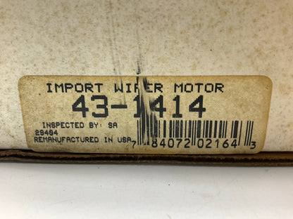 REMAN. Crown 43-1414 Windshield Wiper Motor - 1982 Honda Prelude