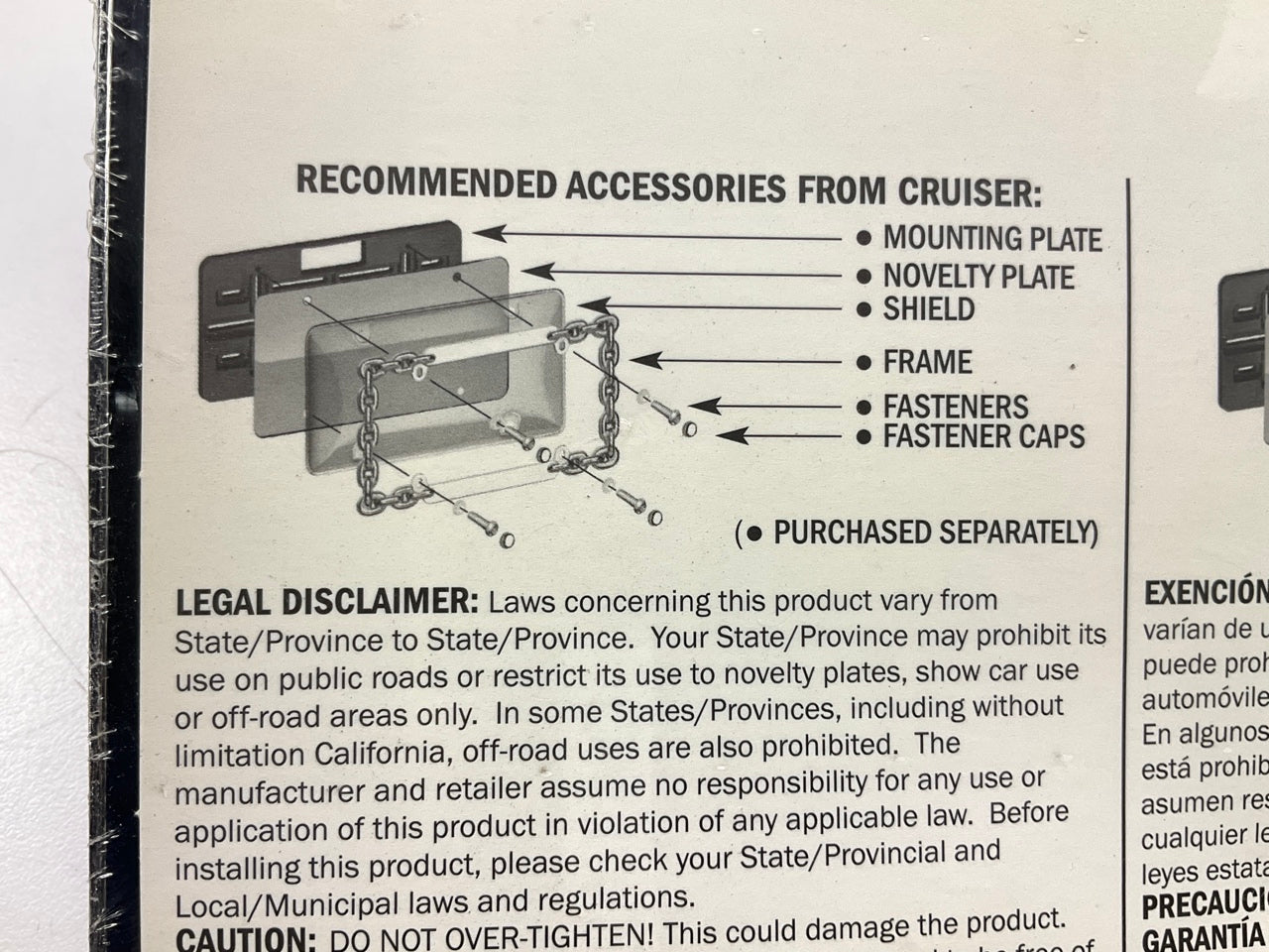 Cruiser 15030 Neo License Plate Frame, Chrome