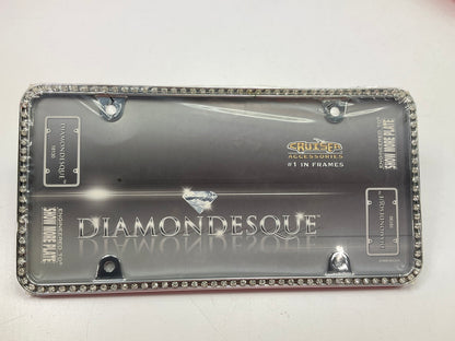 Cruiser 18130 Diamondesque License Plate Frame, Diamond Design On Frame Edge