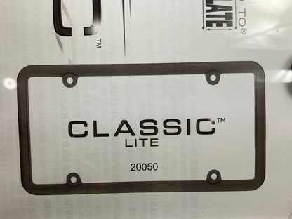 (2) Cruiser 20050 Classic Lite License Plate Frame, Black