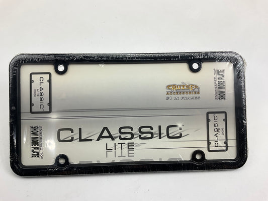 Cruiser 20050 Classic Lite License Plate Frame, Black